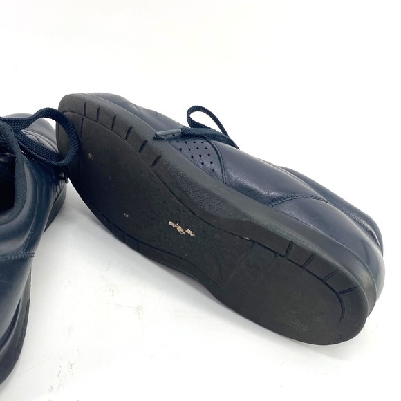 SAS Free Time Navy Leather Lace Up Perforated Comfort Shoes Women Size 6N - Picture 6 of 9